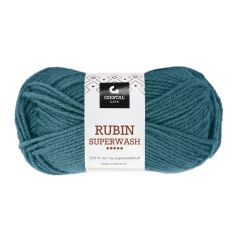 Gjestal Garn Rubin Superwash garnnøste 439-petrol