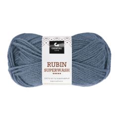 Gjestal Garn Rubin Superwash garnnøste 440-mørk denim
