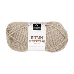 Gjestal Garn Rubin Superwash garnnøste 485-beige melert