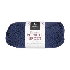 Bomull Sport garnnøste 307-marine
