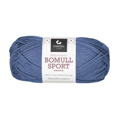 Bomull Sport garnnøste 326-fiolblå