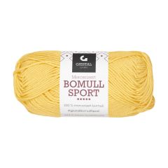 Bomull Sport garnnøste 357-gul