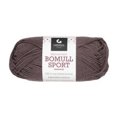 Bomull Sport garnnøste 375-brun