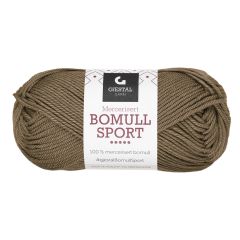 Bomull Sport 50gr garnnøste 392-Nøttebrun