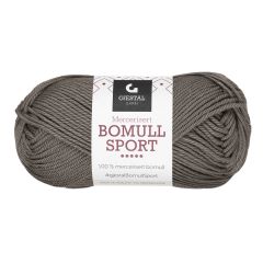 Bomull Sport 50gr garnnøste 393-Muldvarp