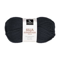 Gjestal Garn Silja Superwash garnnøste 301-svart