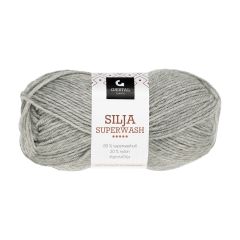 Gjestal Garn Silja Superwash garnnøste 303-lys grå melert
