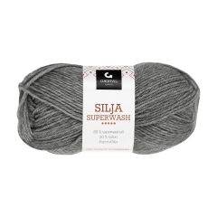 Gjestal Garn Silja Superwash garnnøste 305-grå melert