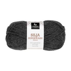 Gjestal Garn Silja Superwash garnnøste 327-koksgrå melert
