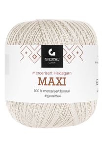 Gjestal Garn Heklegarn Maxi garnnøste 100-natur