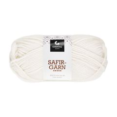 Gjestal Garn Safir garnnøste 402-hvit