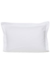 Royal Classic sateng putetrekk med ramme hvit