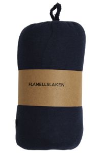 Sov Godt Flanell stretchlaken marine