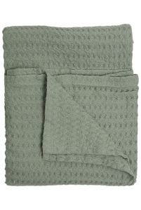 Cozy Vaffel pledd grønn