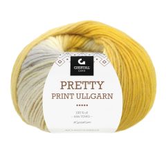 Pretty Print Ullgarn 100gr 512-Sitronfarget