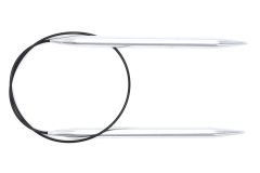 Gjestal Garn Rundpinner aluminium. 60 cm