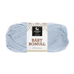 Baby bomull 50gr garnnøste 507-lys blå