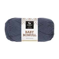 Baby bomull 50gr garnnøste 509-mørk gråblå