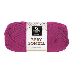 Baby bomull 50gr garnnøste 513-pink
