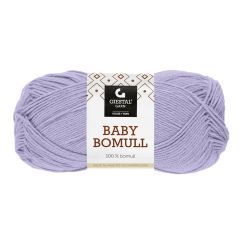 Baby bomull 50gr garnnøste 517-lys lavendel