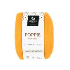 Poppis 50gr garnnøste Solgul