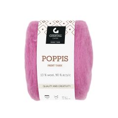 Poppis 50gr garnnøste Fuksia