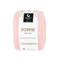 Poppis 50gr garnnøste Lys rosa