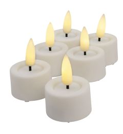 Ledtelys 6pk med timer Lucy