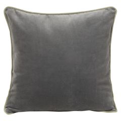 Putetrekk velour Frøya Grå