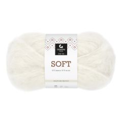 Soft 50gr garnnøste 700-hvit