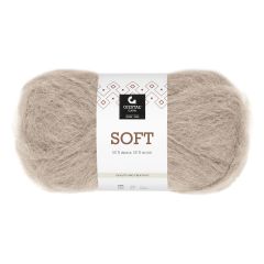 Soft 50gr garnnøste 702-beige