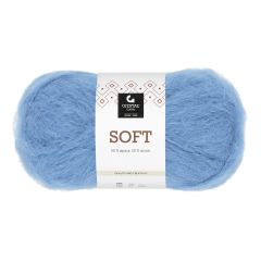 Soft 50gr garnnøste 707-isblå
