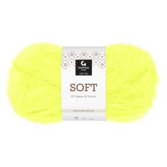 Soft 50gr garnnøste 717-Neongul