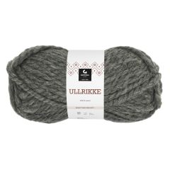 Ullrikke 100gr garnnøste 317  Mørk grå