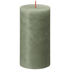 Bolsius Substainable kubbelys 13cm oliven