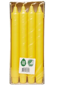 Kronelys stearin 8pk gul Gul