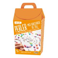 Hobbyeske Gøy å lage perler med bokstaver og tall Original