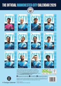 Manchester City FC 2026 A3 kalender Original