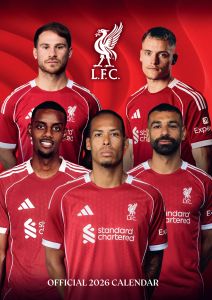 Liverpool FC 2026 A3 kalender Original