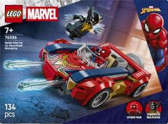 Spider-Man i bil mot venomifisert Wolverine Spider-Man i bil mot venomifisert Wolverine