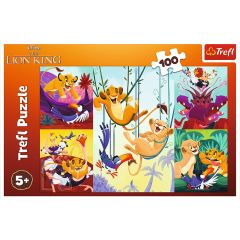 Puslespill i papp Lion King 100 biter Original