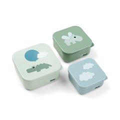 Snack box 3pk Blå