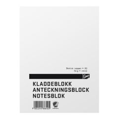 Kladdeblokk A6 ulinjert Kladdeblokk A6 ulinjert