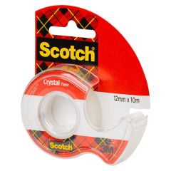 Tape SCOTCH Crystal 12mmx10m med disp Original