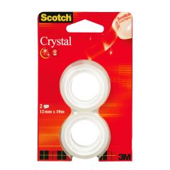 Tape SCOTCH Crystal 12mmx10m refill 2pk Tape SCOTCH Crystal 12mmx10m refill 2pk