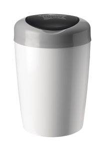 Tommee Tippee Sangenic Simplee bleie-/avfallsbøtte hvit/grå