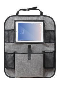 BabyDan Tablet Organizer til baksetet, grå sort/grå