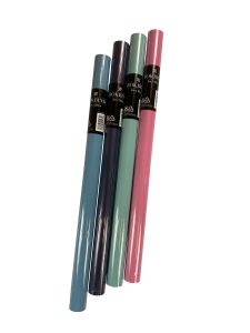 Bokpapir ensfarget 2mx50cm ass farger