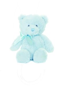 Teddykomaniet liten teddy blå lyseblå