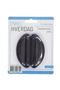Enkel Hverdag tubeklemme sort